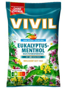 Vivil Eukalyptus Menthol 15 x 120g