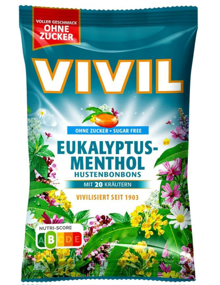 Vivil Eukalyptus Menthol 15 x 120g