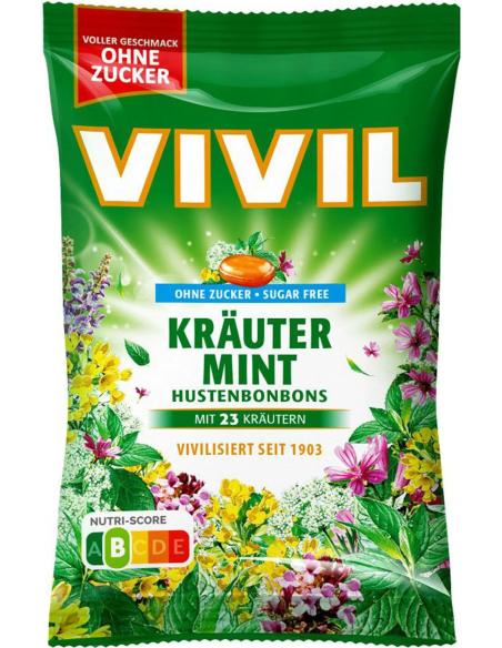 Vivil Hustenbonbons Kräuter Mint 15 x 120g
