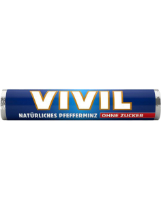 Vivil Pfefferminz ohne Zucker 30 x 28g