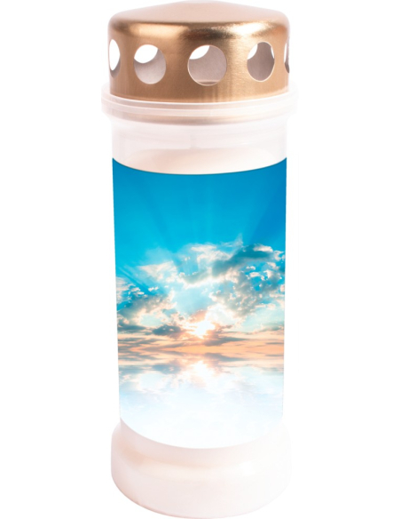 Grablicht mit Motiv 12x