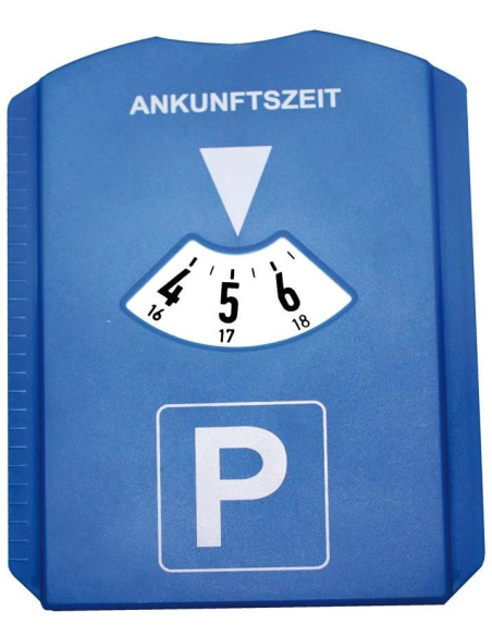 Parkscheibe Eiskratzer blau 20x