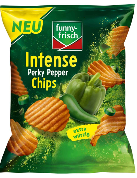 Funny-Frisch Intense Perky Pepper Chips 12 x 110g
