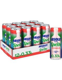 Absolut Sprite Wassermelone 10% 12 x 330ml DPG 2