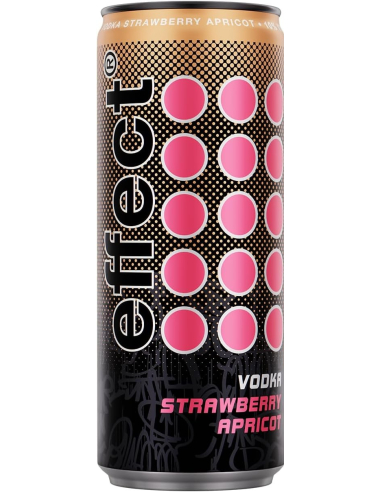 Effect Vodka Energy Strawberry Apricot 10% 12 x...