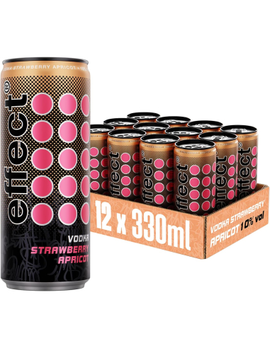 Effect Vodka Energy Strawberry Apricot 10% 12 x...