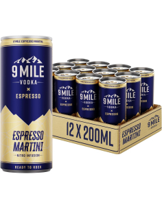 9 Mile Vodka Espresso Martini 12 x 200ml DPG 2