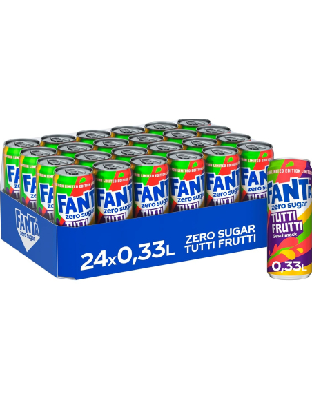 Fanta Tutti Frutti Zero 24 x 330ml DPG