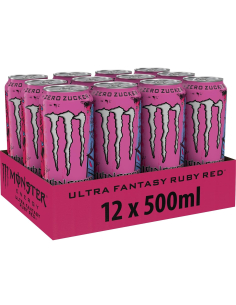 Monster Energy Ultra Ruby Red Zero 12 x 500ml DPG 2