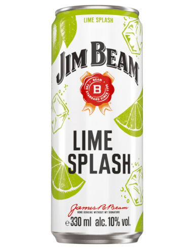 Jim Beam Lime Splash 10% 12 x 330ml DPG