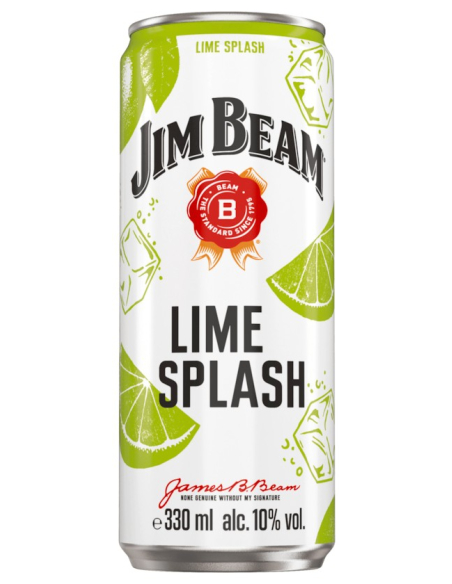 Jim Beam Lime Splash 10% 12 x 330ml DPG