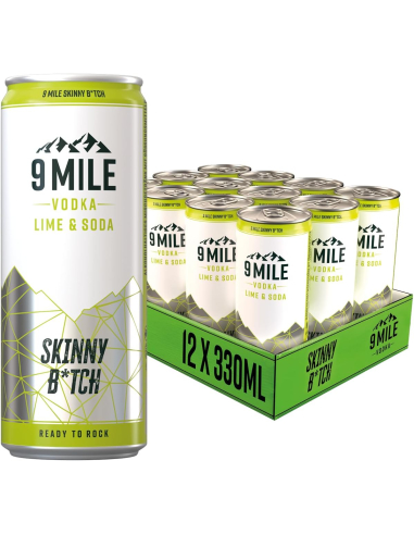 9 Mile Skinny Bitch 10% 12 x 330ml DPG