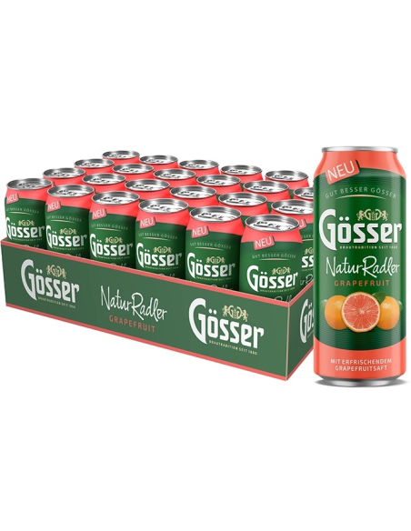 Gösser Naturradler Grapefruit 24 x 500ml DPG