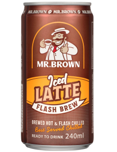 Mr. Brown Iced Latte Flash Brew 24 x 240ml DPG