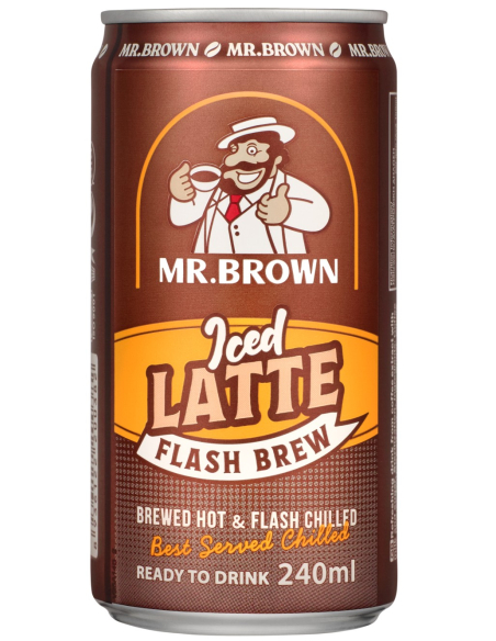 Mr. Brown Iced Latte Flash Brew 24 x 240ml DPG