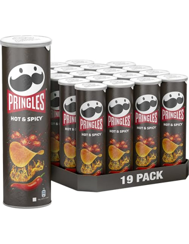 Pringles Hot & Spicy 19 x 185g