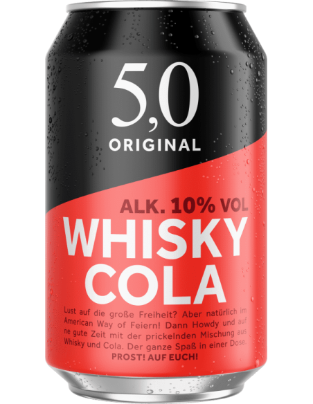 5,0 Original Whiskey Cola 10% 12 x 330ml DPG