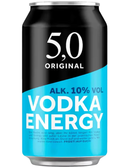 5,0 Original Vodka Energy 10% 12 x 330ml DPG