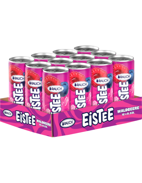 Rauch Eistee Waldbeere 12 x 330ml DPG