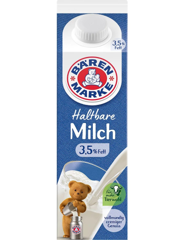 Bärenmarke H-Milch 3,5% 12 x 1l