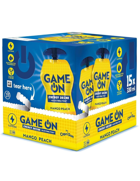 Capri Sun Game On Energy Mango Peach 15 x 330ml