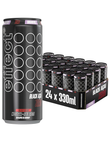 Effect Energy Black Acai Zero 24 x 330ml DPG