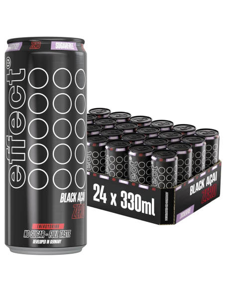 Effect Energy Black Acai Zero 24 x 330ml DPG
