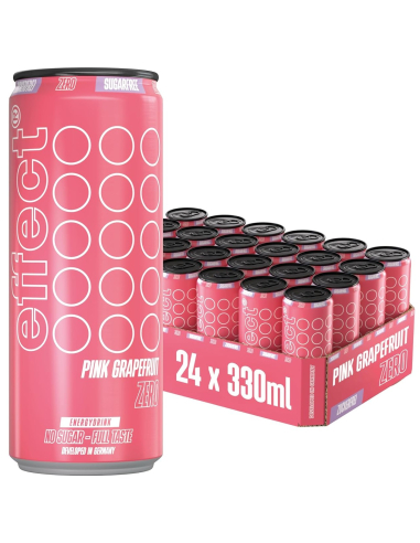 Effect Energy Pink Grapefruit Zero 24 x 330ml DPG