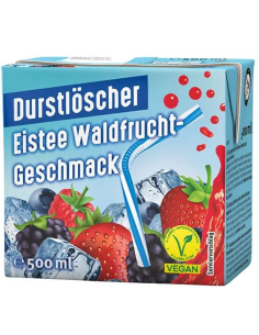 Durstlöscher Eistee Waldfrucht 12 x 500ml