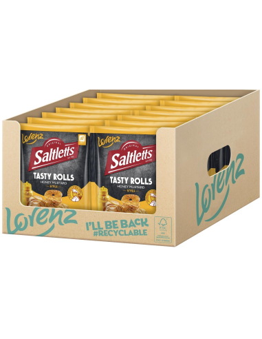 Lorenz Saltletts Tasty Rolls Honey Mustard 14 x...