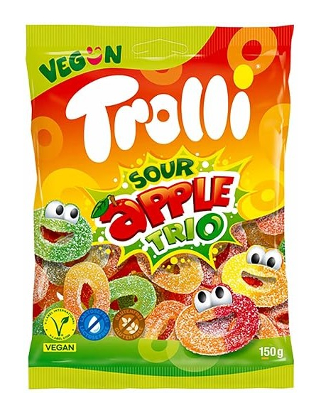 Trolli Sour Apple Trio 20 x 150g