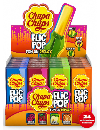 Chupa Chups Flic Pop Fruity 24 x 14g