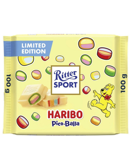 Ritter Sport Haribo Pico Balla Weiß 12 x 100g