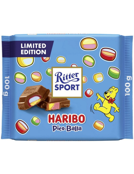 Ritter Sport Haribo Pico Balla 12 x 100g