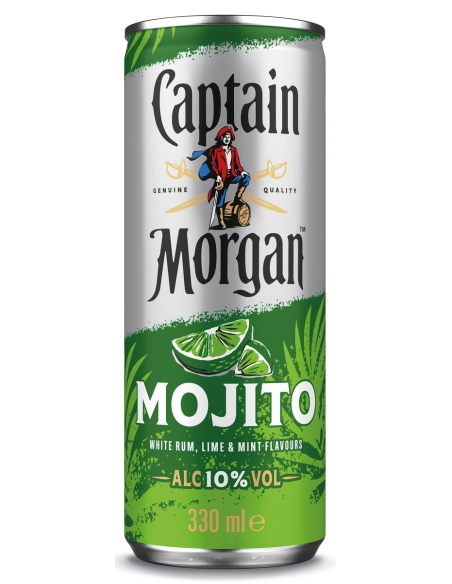 Captain Morgan Mojito 10% 12 x 330ml DPG
