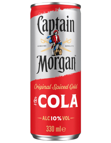 Captain Morgan Cola 10% 12 x 330ml DPG