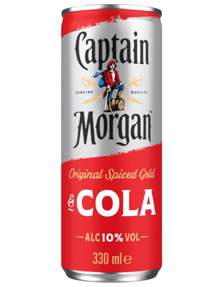 Captain Morgan Cola 10% 12 x 330ml DPG
