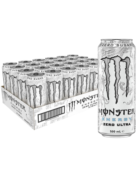 Monster Energy Ultra White Zero 24 x 500ml DPG